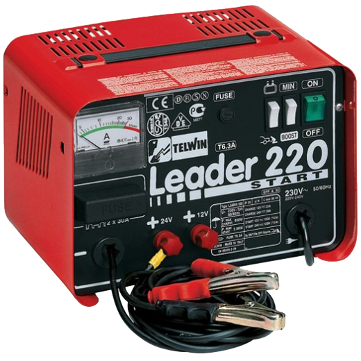 TELWIN Battery Charger 800-3600W 12/24V Battery 10kg Leader 220 - Click Image to Close